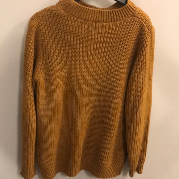 Forever 21 Mustard Sweater size Small - Picture 3 of 4